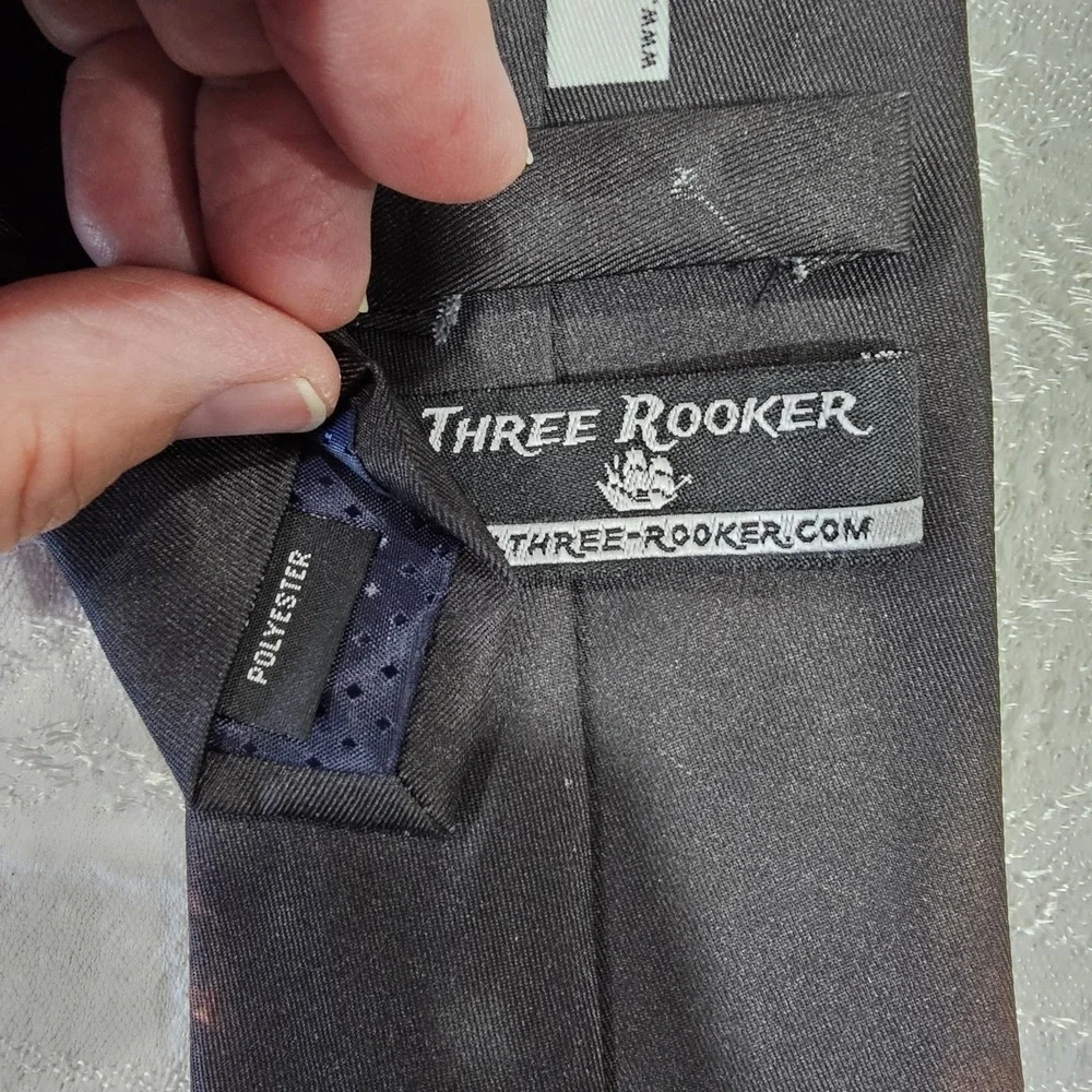 Three Rooker He Has Risen Easter Christian Religious Tie Men's 60